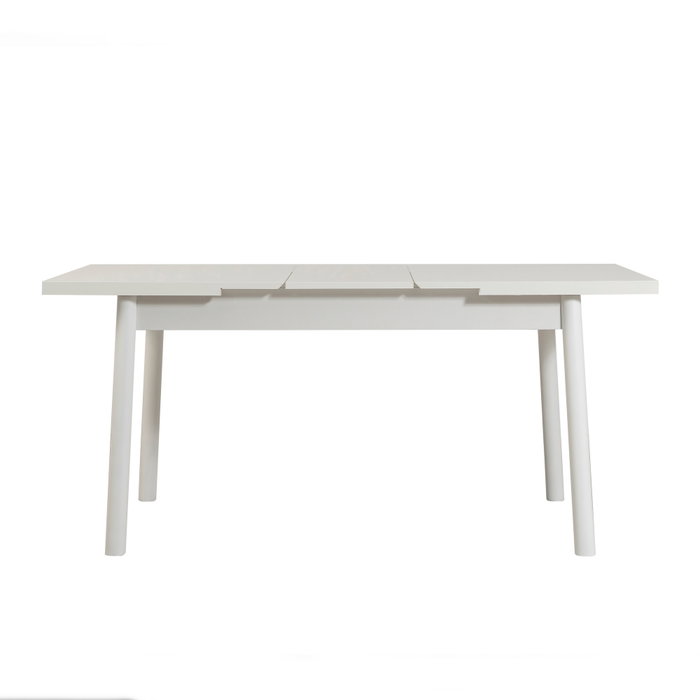 Hanah Home Santiago White-Stone Conjunto de Mesa de Comedor Extensible y Sillas Hanah Home Santiago White-Stone Conjunto de Mesa de Comedor Extensible y Sillas